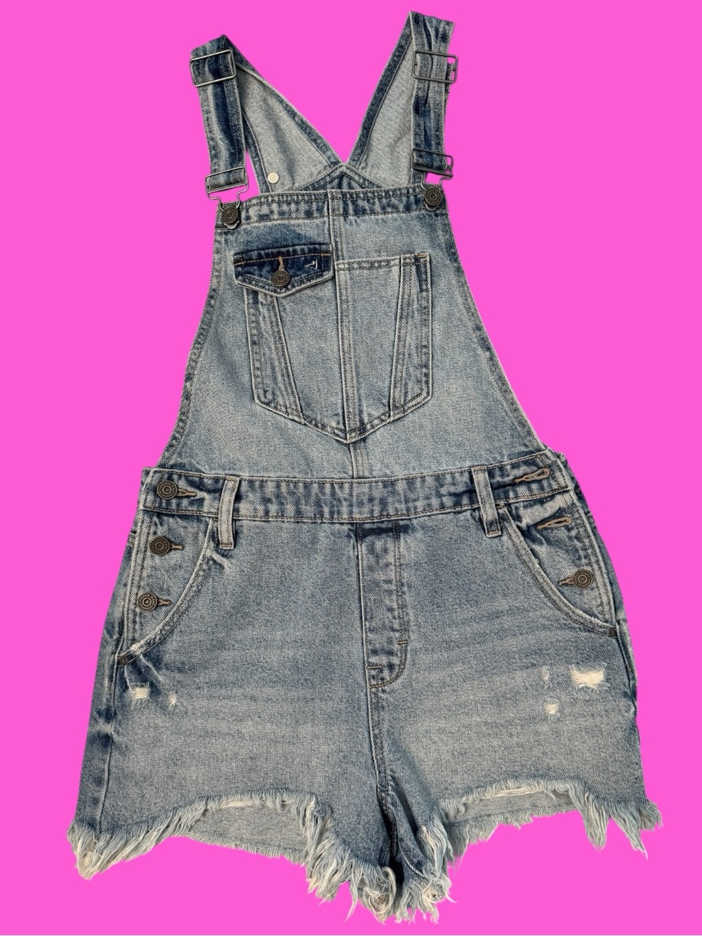 Hidden Light Blue Denim Jumpsuit